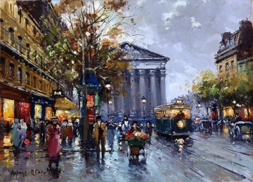 パリ Painting - AB rue Royal Madeleine 2 パリジャン
